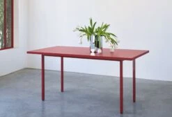 HAY Table Two-Colour, 160 X 82 Cm, Rouge Marron - Rouge -Hay Two Colour Booklet 10